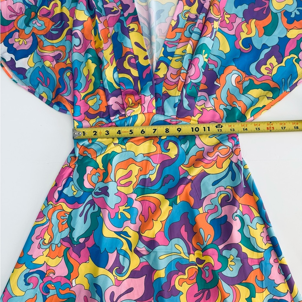Boston Proper Multicolor Abstract Dress - Excellent Condition - Picture 14 of 16